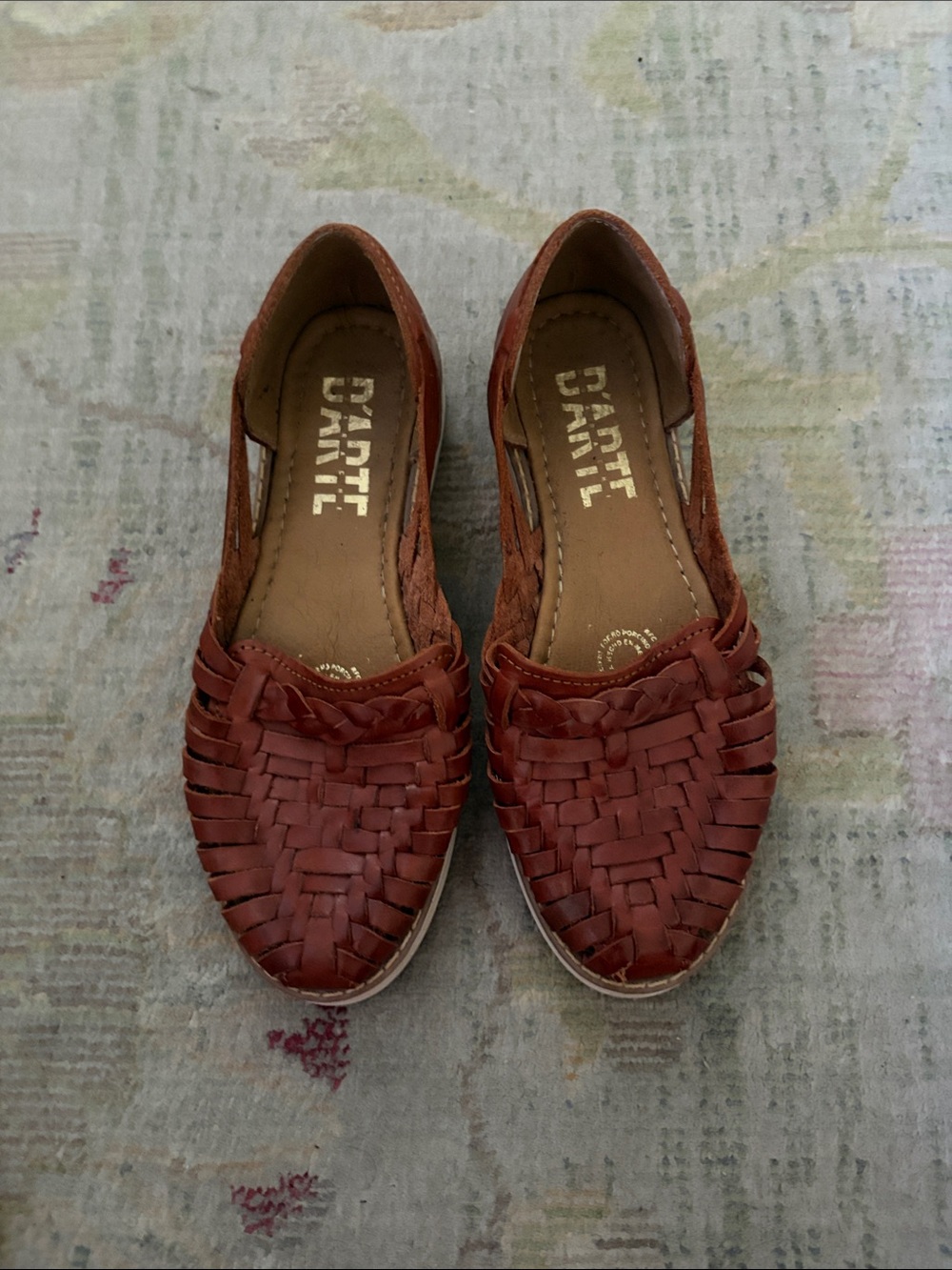 D’ARTE leather Huarache Sandals- 6